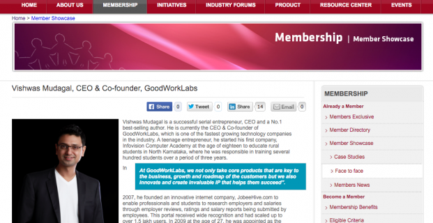 Nasscom showcases GoodWorkLabs’ success story!