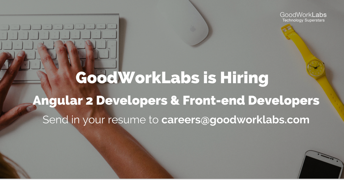 Goodworklabs careers