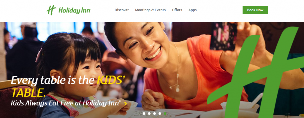 Holiday Inn developed on Joomla 