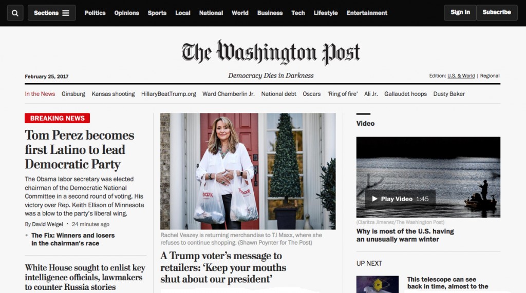 The Washington Post uses Django to power their website features