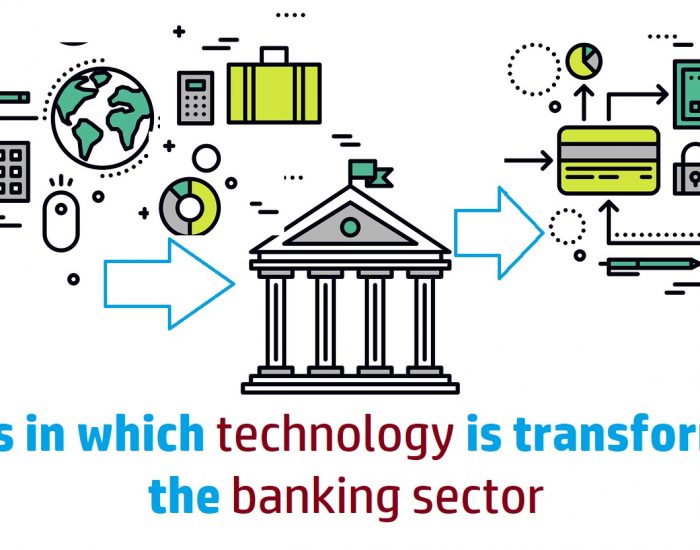 Banking Transaction Line Style Illustration