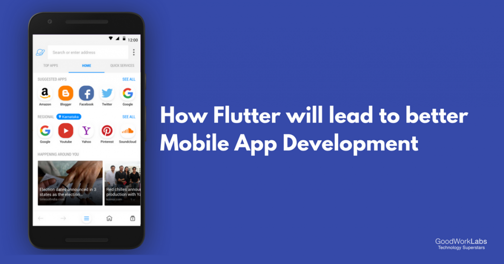 Flutter mobile app development