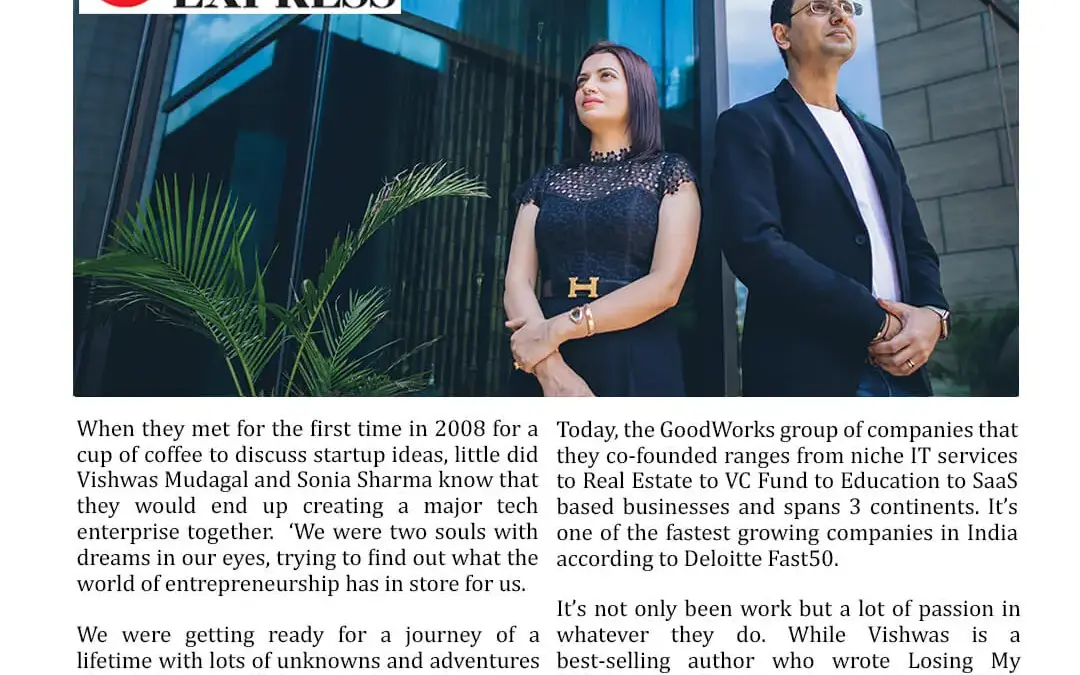 The New Indian Express: The Power Couple Of Tech In Bangalore.