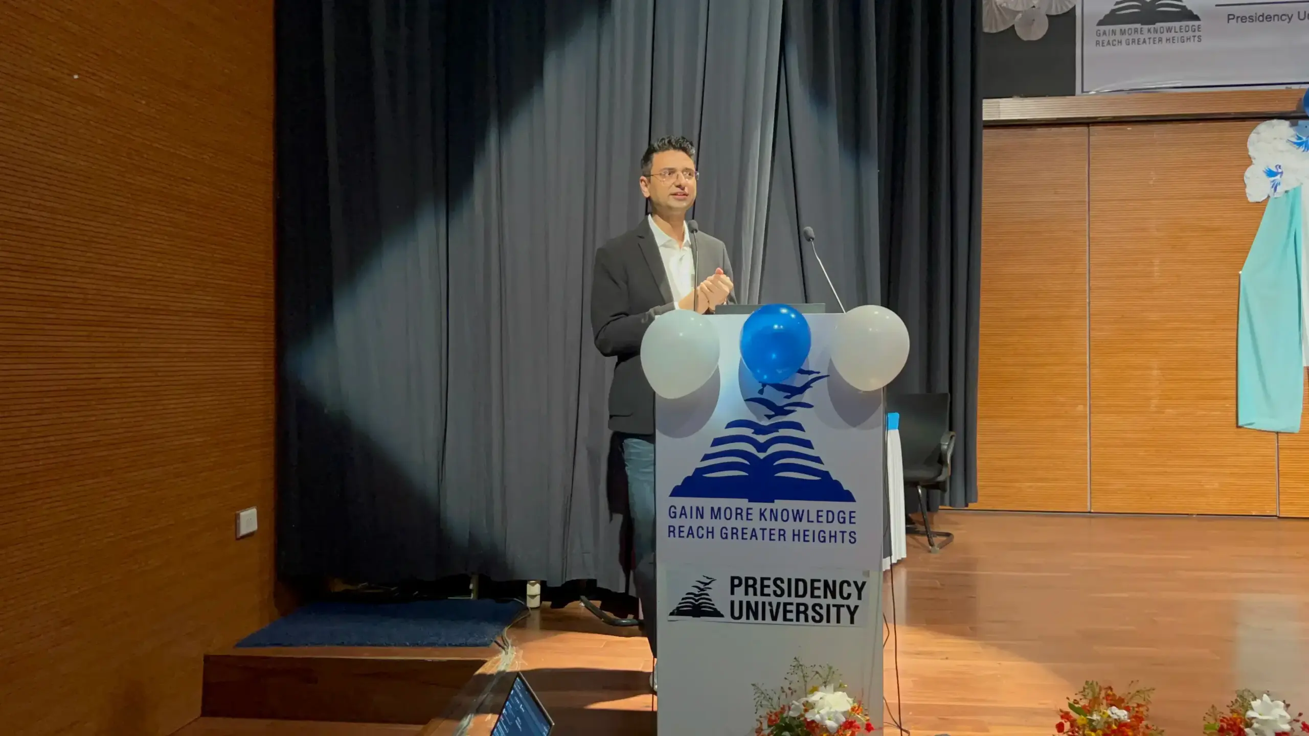 Vishwas Mudagal Inaugurates PRAGYA:  A New Chapter in Entrepreneurship at Presidency University