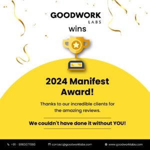 The Manifest award - GoodWorklabs