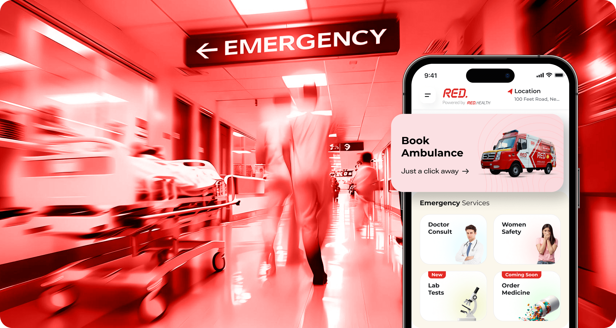  Emergency Response, Ambulance Booking & Medical Tracking App