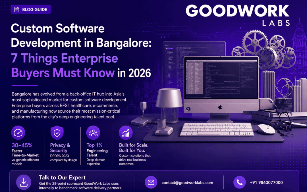 Custom Software Development in Bangalore: 7 Things Enterprise Buyers Must Know in 2026