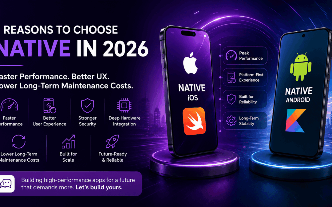 7 Reasons to Choose Native in 2026: Faster Performance, Better UX, and Lower Long-Term Maintenance Costs