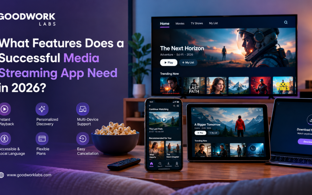 What Features Does a Successful Media Streaming App Need in 2026?